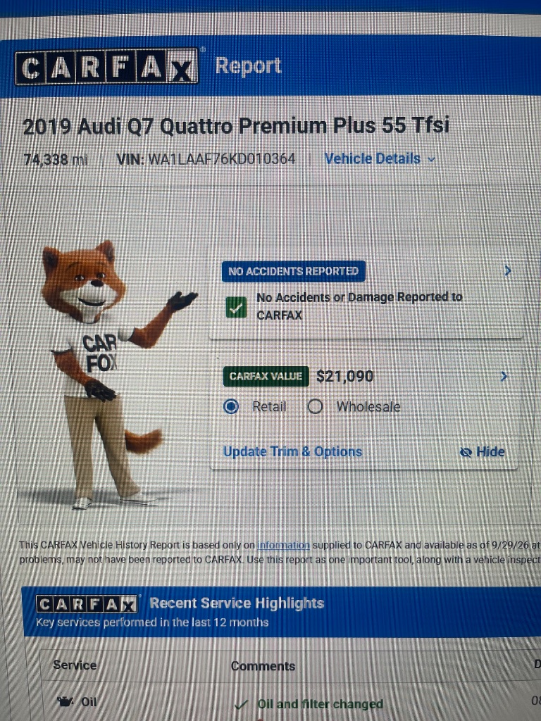 2019 Audi Q7